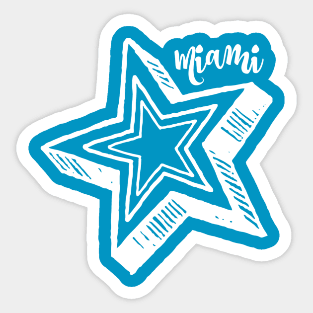 Miami Sticker by nyah14